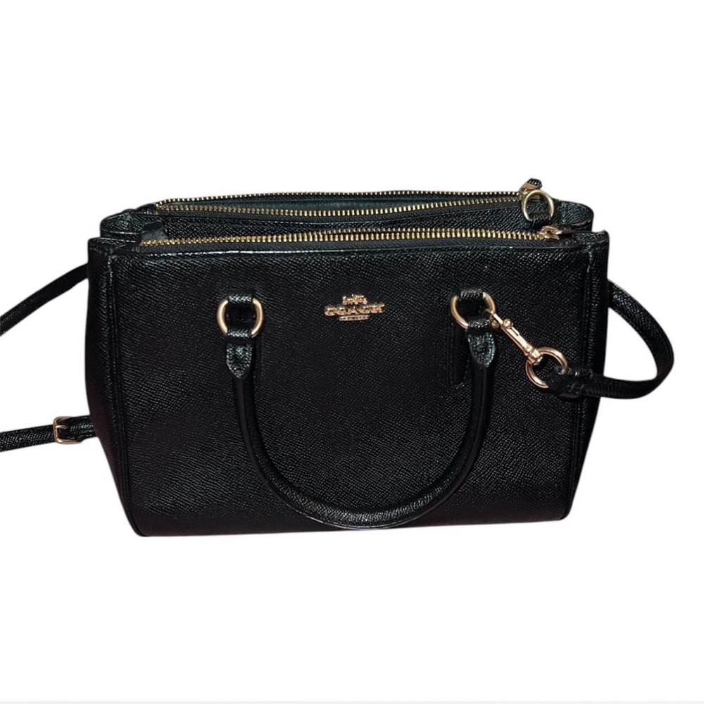 Coach Black Leather Handbag